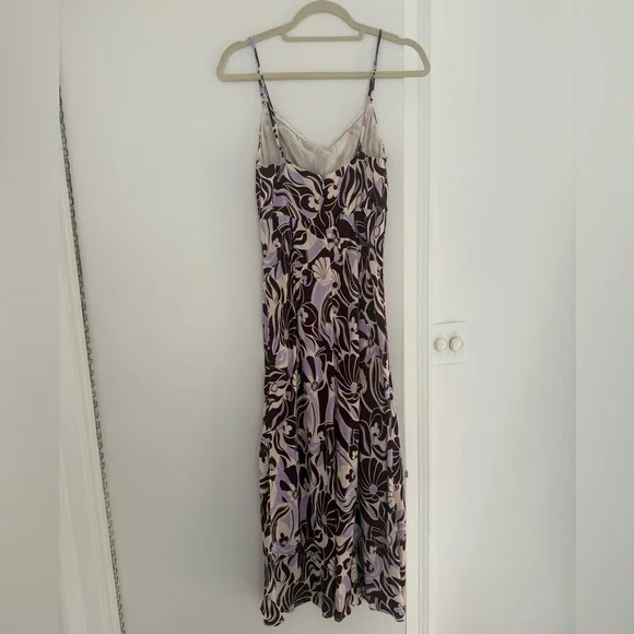 RIXO Maeve printed crepe midi dress - Picture 3 of 5